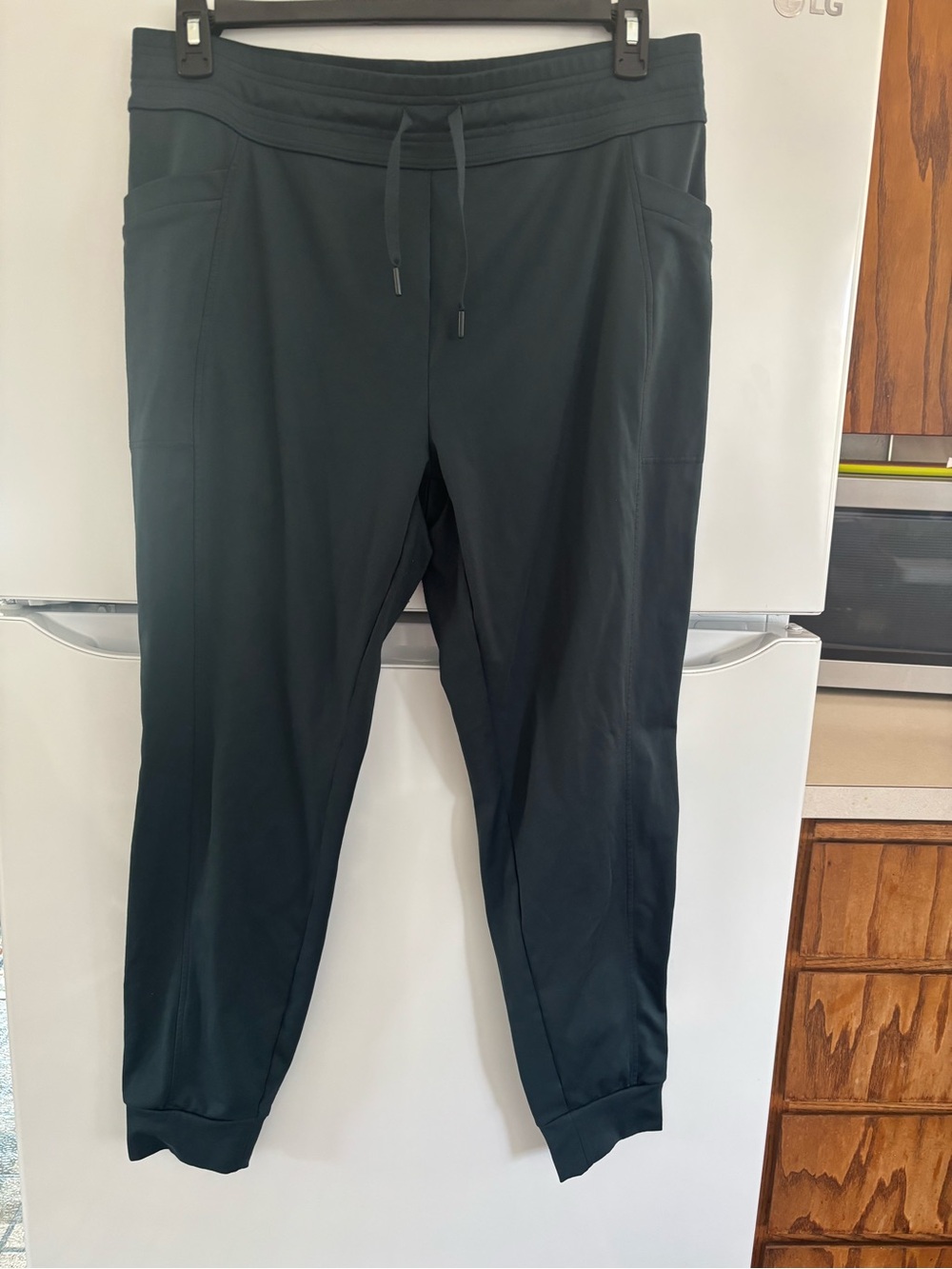 Jogger Pants - Dark green Classic Drawstring Waist